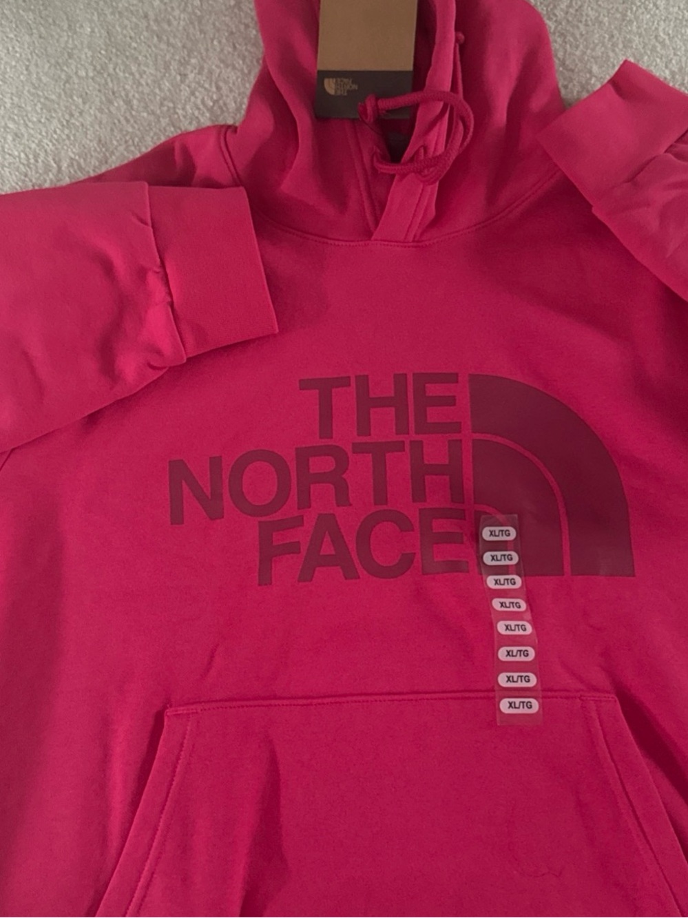 The North Face Kids Pink Logo Hoodie